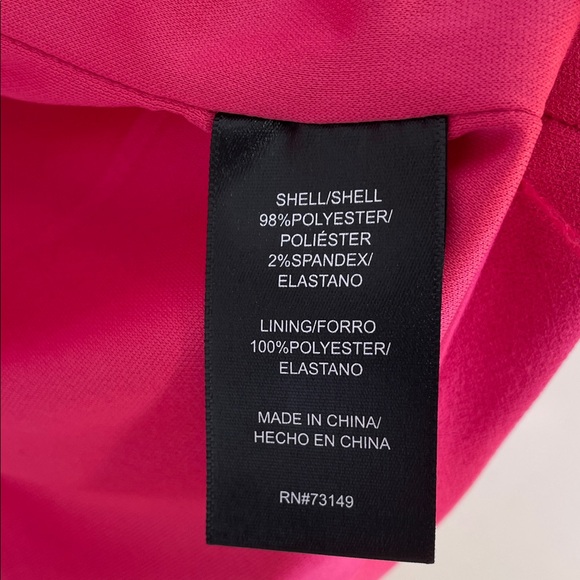 NWT. Dakota Blue Shawl Collar Cinched Sleeve Open Front Crepe Blazer. Medium - Picture 7 of 10